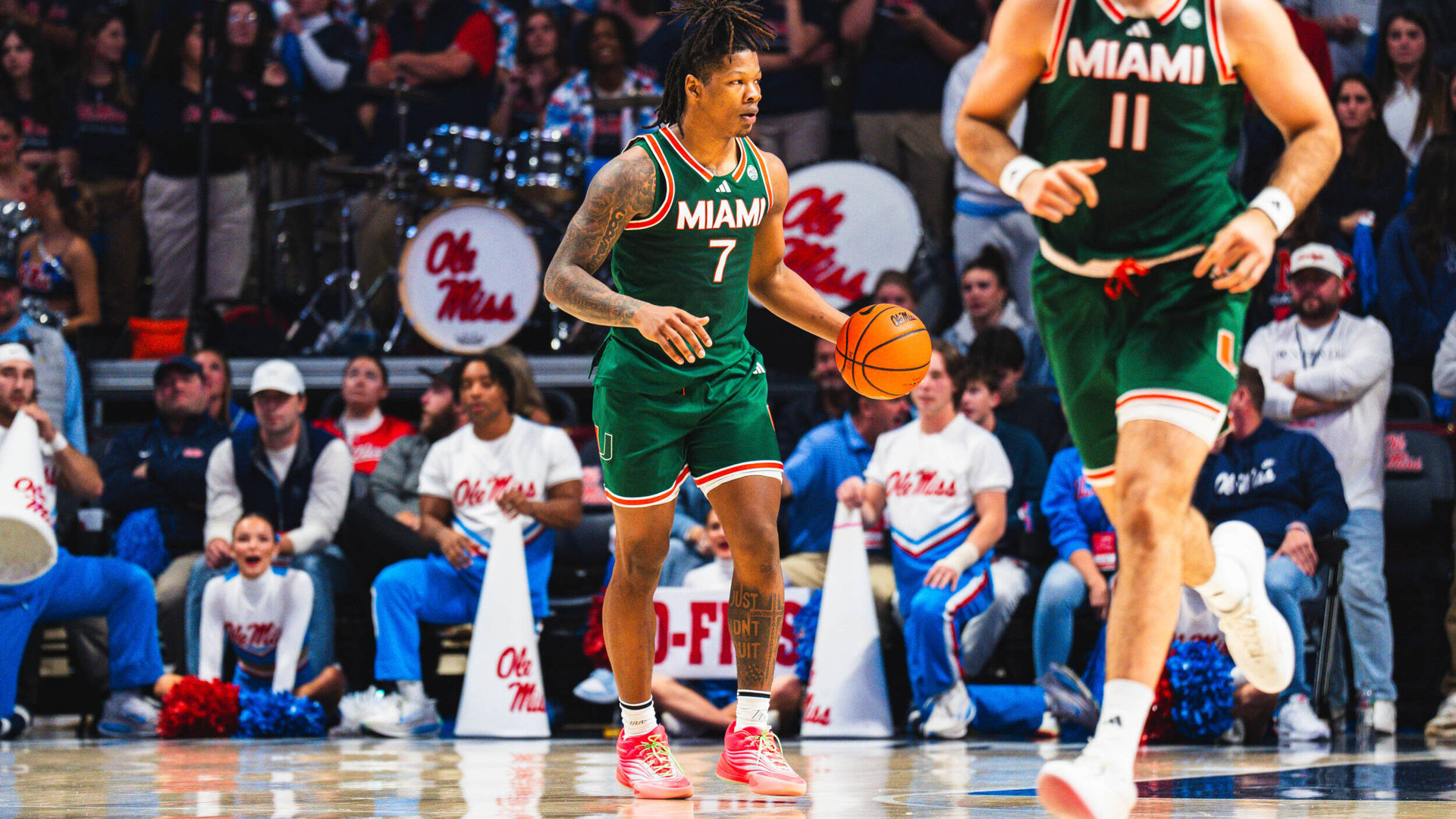 Henderson’s Season High Leads Hurricanes Past Ole Miss, 75-66