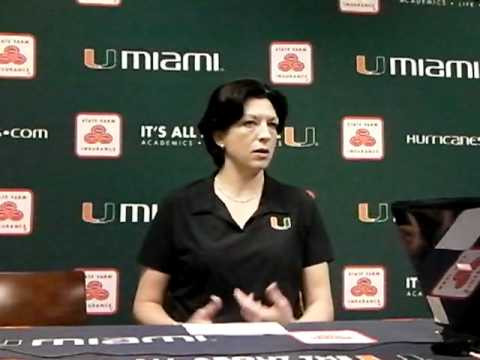 Julian Gamble interviews Head Women's Basketball Coach Katie Meier - 2-18-2011