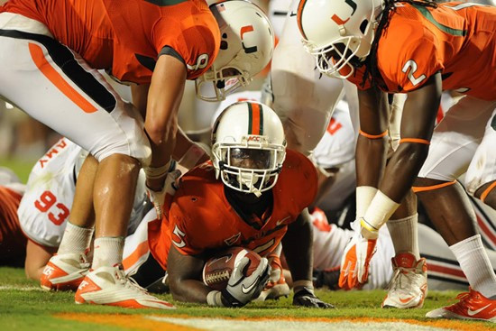 2011 Miami Hurricanes Football vs Ohio State Mike James