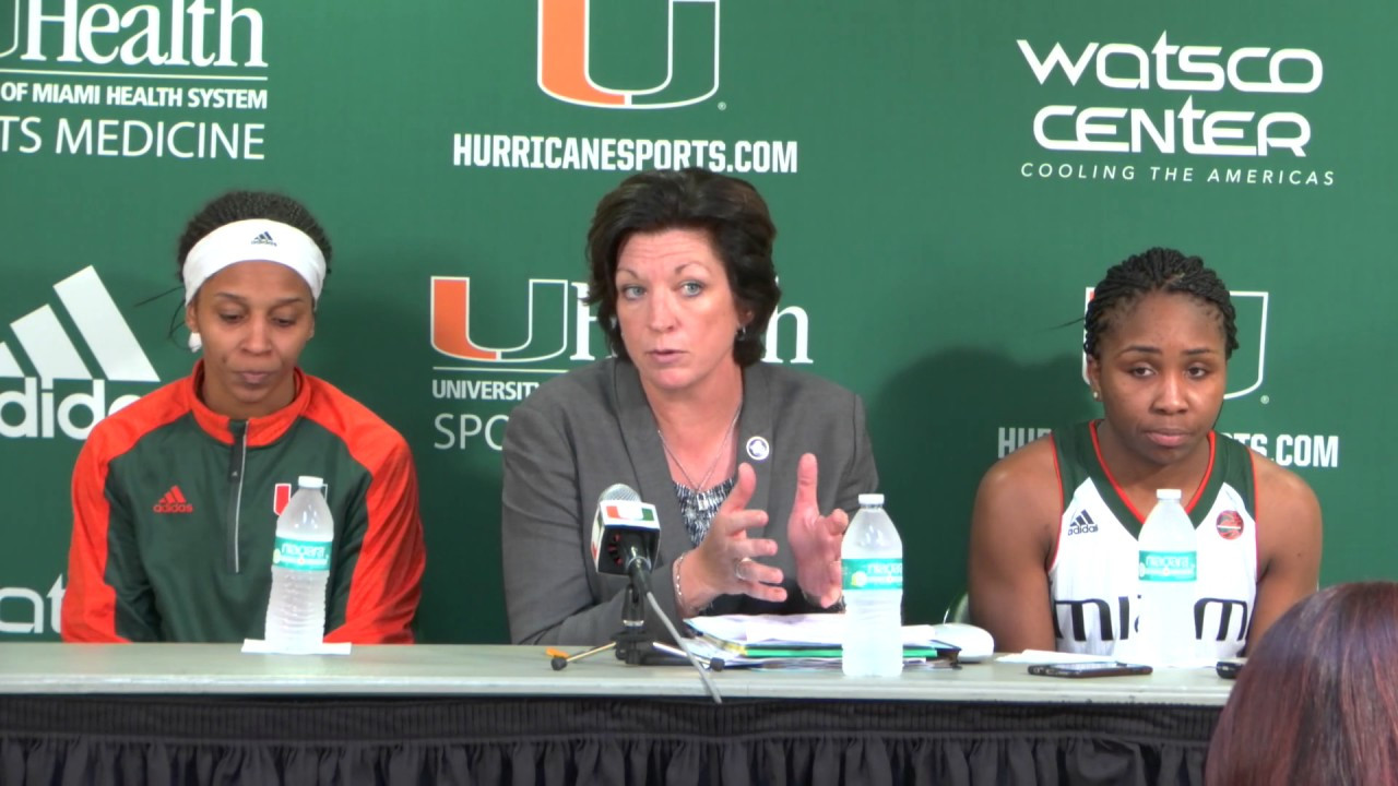 Miami Women's Basketball Post Game Presser | vs. FSU | 12.29.16