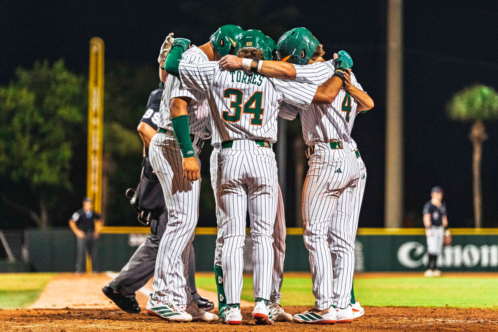 Miami Cruises Past Lafayette in Series Opener