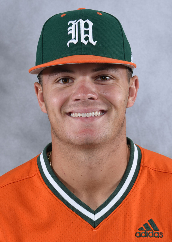 Tyler Paige - Baseball - University of Miami Athletics