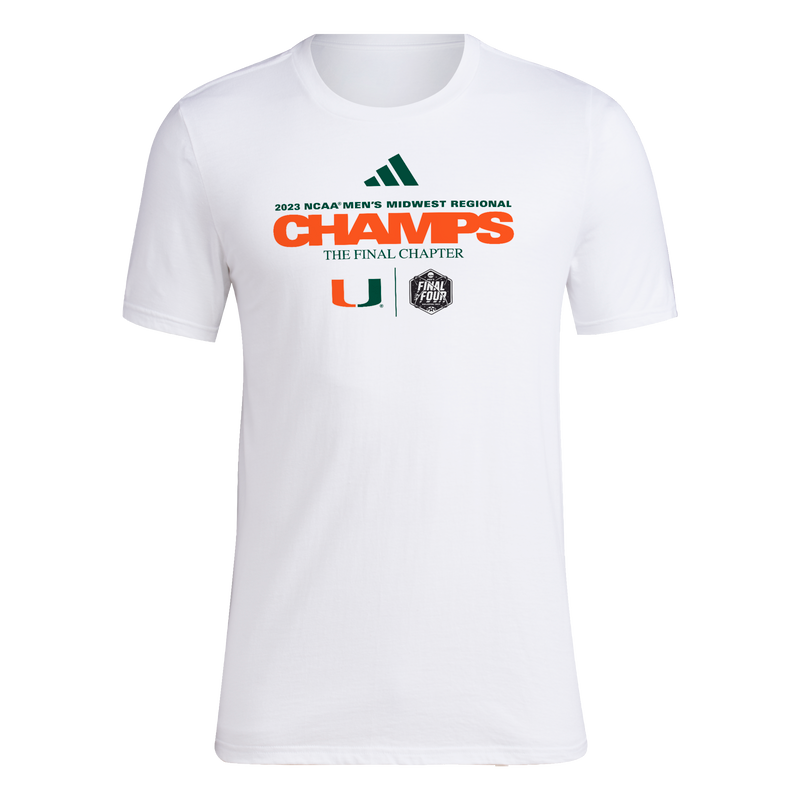 adidas 2023 NCAA Men's Basketball Tournament Final Four Regional Champions T-Shirt