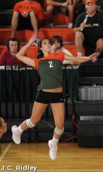 Carico, Loessberg Named to All-ACC Volleyball Team