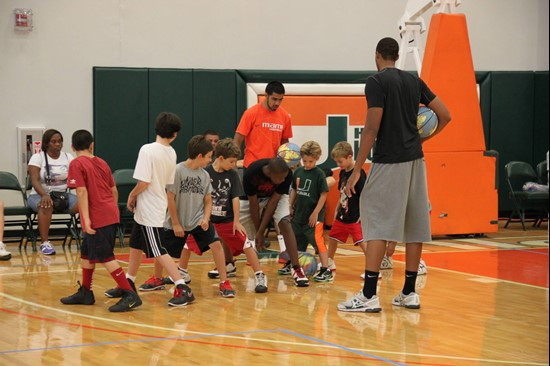 Jim Larranaga &acirc;?oeBack to School&acirc;?? Basketball Clinic