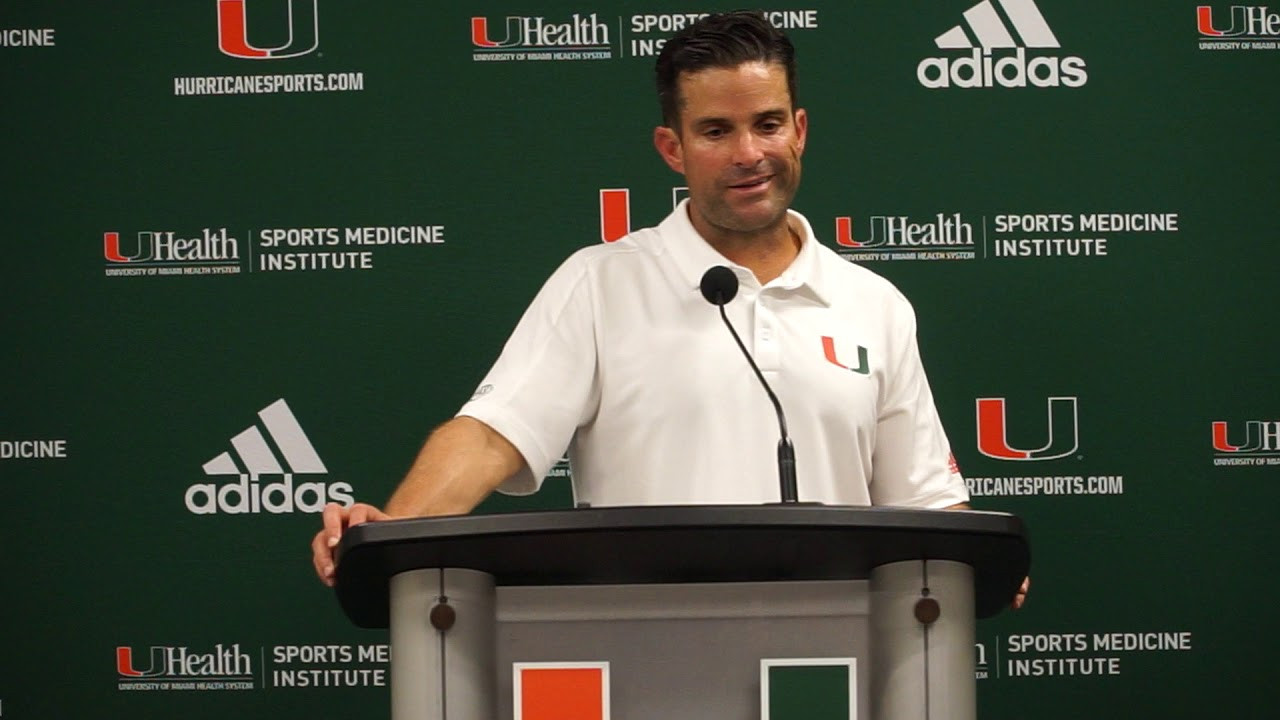 Manny Diaz Postgame Presser | Miami vs. Georgia Tech | 10.19.19