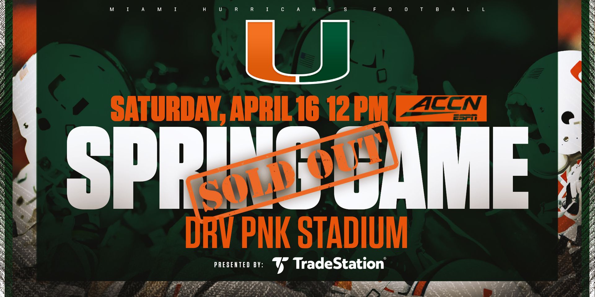 Miami Spring Football Game Sold Out