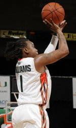 Miami's Riquna Williams Tabbed ACC Player of the Week