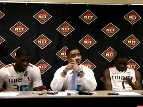 3/21/11 - Miami Basketball vs. Missouri State Post Game Press Conference