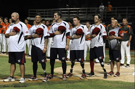 Wounded Warriors Amputee Softball Game