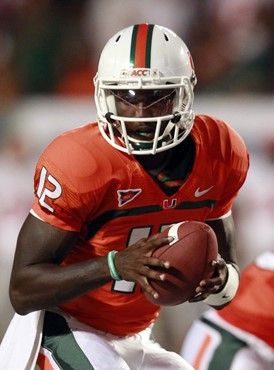 Miami quarterback Jacory Harris drops back to pass during the first quarter of an NCAA college football game against Ohio State, Saturday, Sept. 17,...