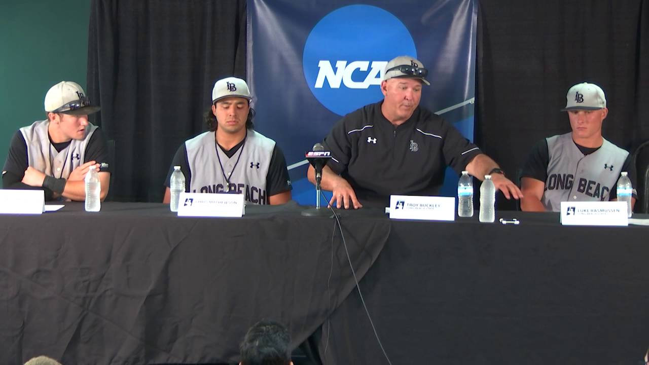 2016 NCAA Baseball Tournament - Coral Gables Regional | LBSU Post Game Presser - Game 1 | 6.3.16