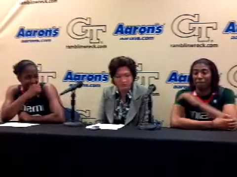 Shenise Johnson, Katie Meier and Morgan Stroman - Jan. 9, 2012