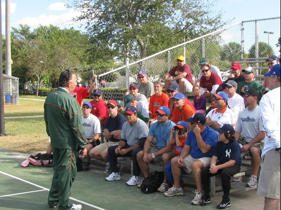 SuniLand Park Baseball Clinic