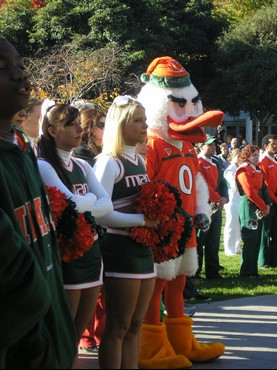 Emerald Bowl pep rally