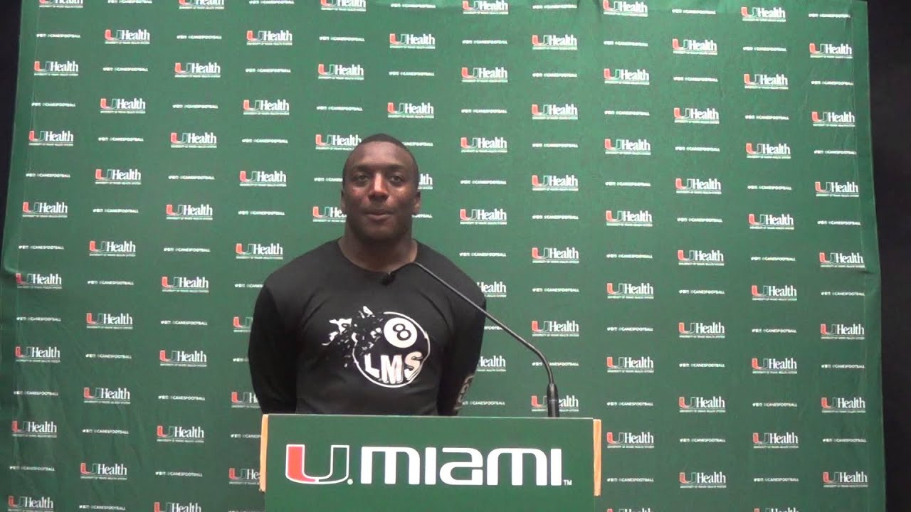 Running Back Duke Johnson - Arkansas State Postgame (Sept. 13)