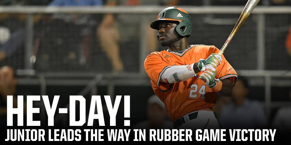 Heyward Leads No. 4 Miami to 17-6 Rubber Game W