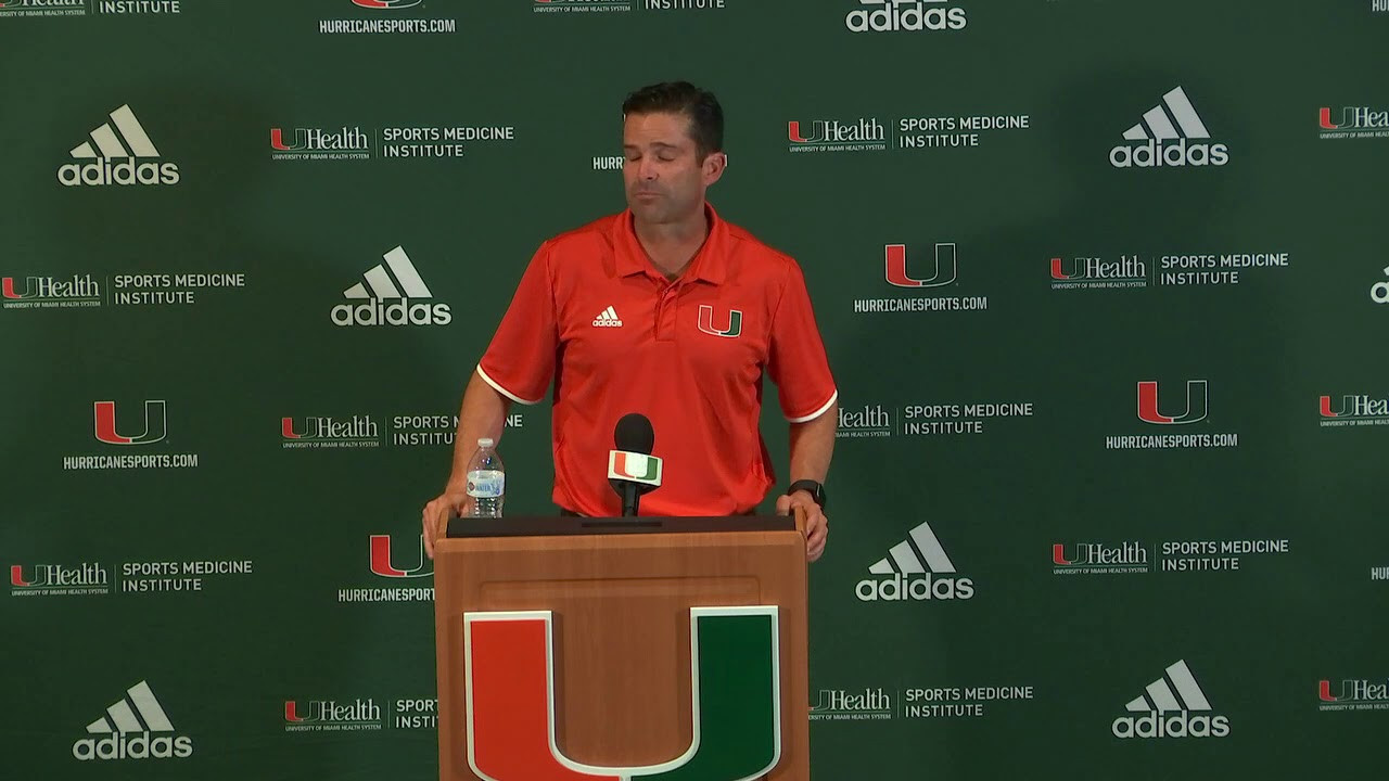 Manny Diaz | Press Conference | 9.30.19