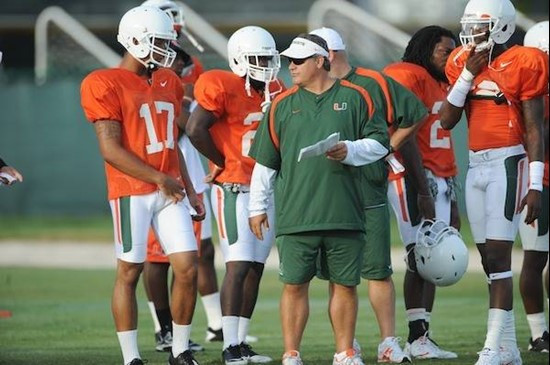 University of Miami Hurricanes Chris Ivory #60 at Greentree practice fields training for the upcoming 2010 season. The practice was open for Season...