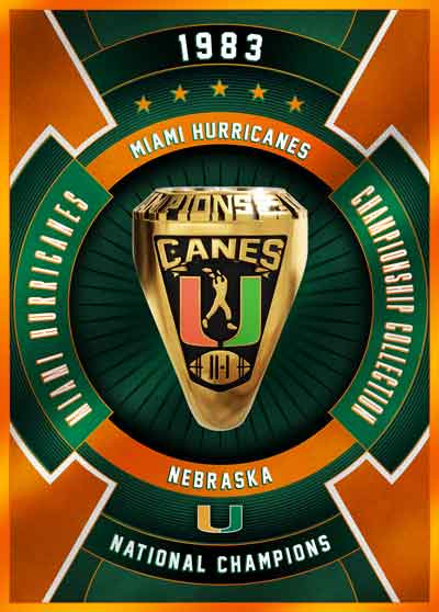 1983 Championship Ring - Orange