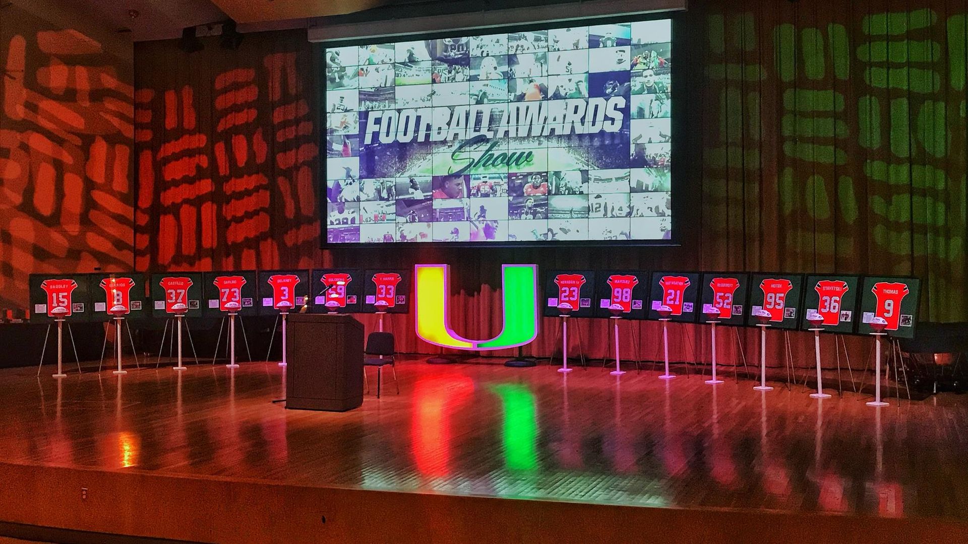 Hurricanes Hold Annual Football Awards Show