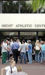 Students Wait In Line For Their Fiesta Bowl Ticket