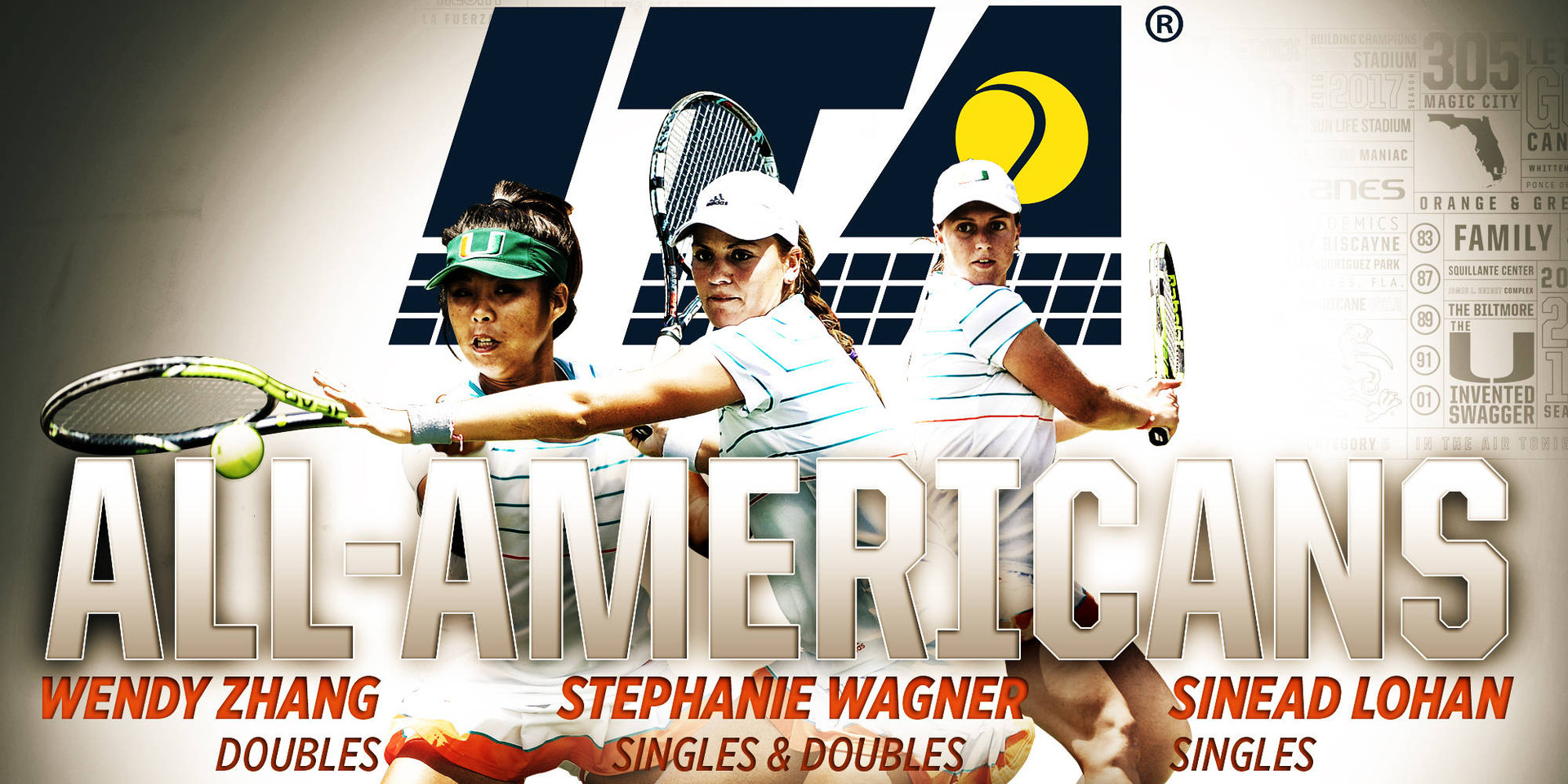 Wagner, Lohan and Zhang Named ITA All-Americans