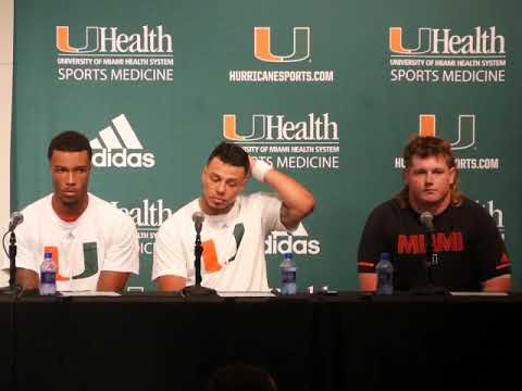 Lawrence Cager, Malik Rosier and Tyler Gauthier | Post Game Presser | 9.2.18