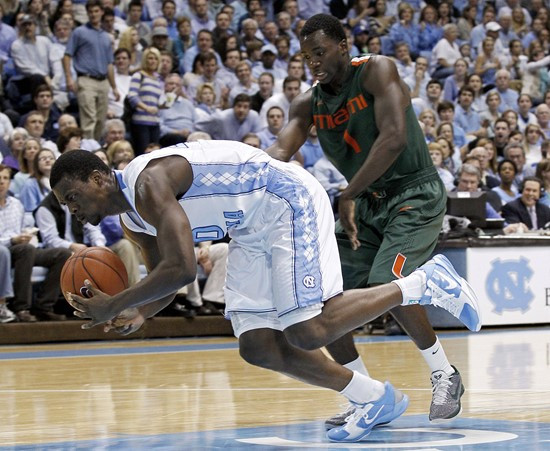 No. 3 North Carolina vs. Miami