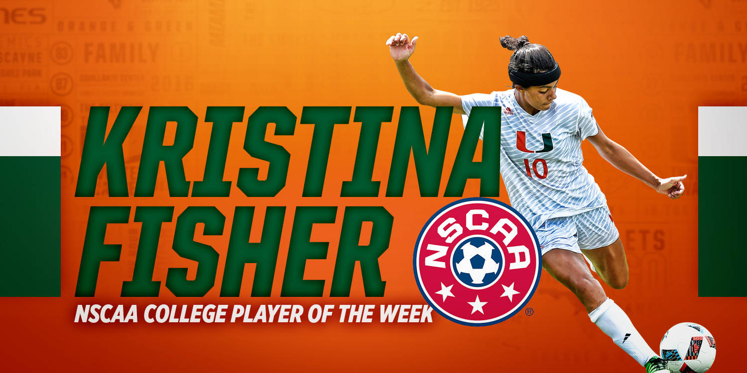 Fisher Named NSCAA College Player of the Week