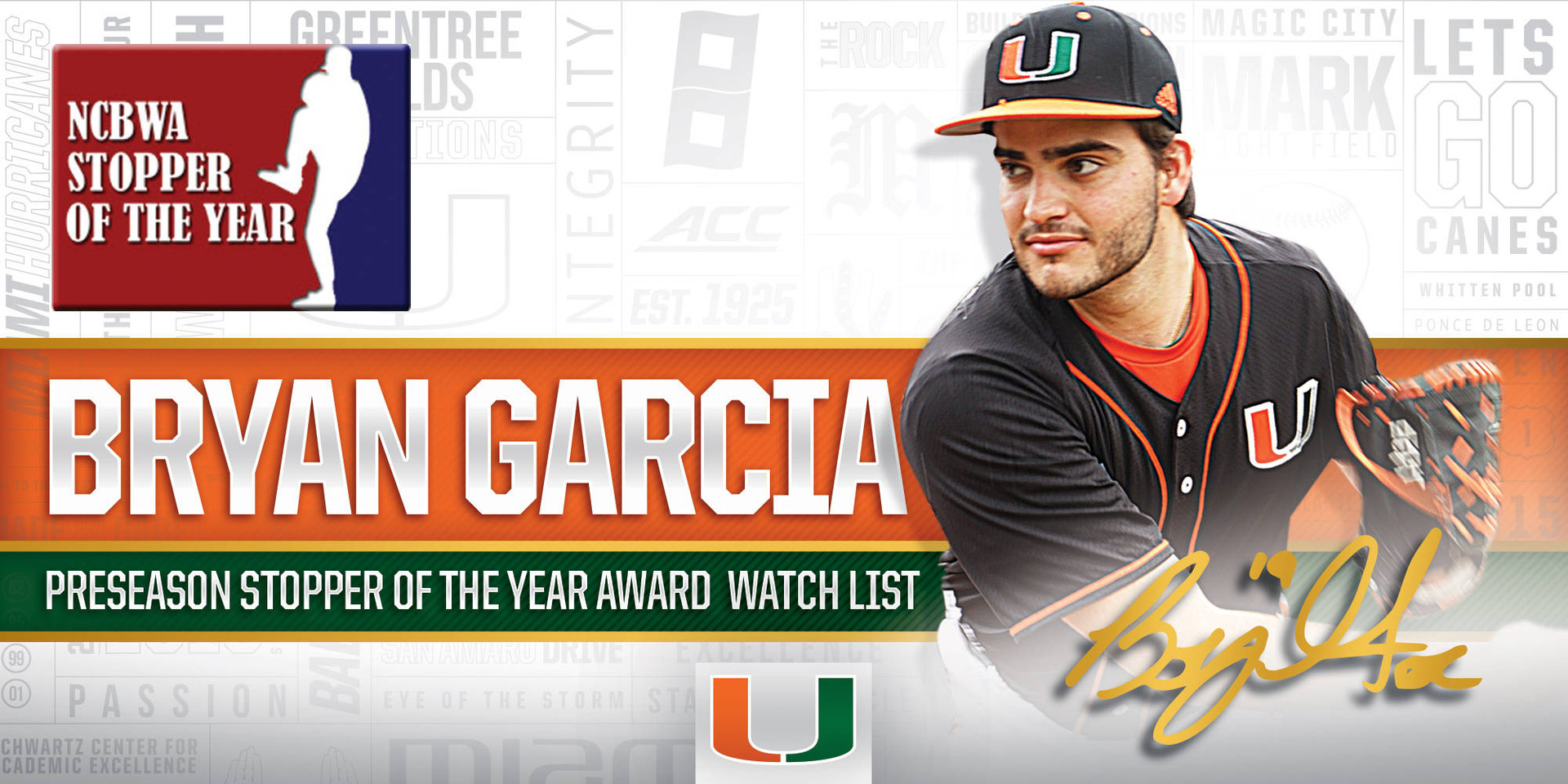 Garcia Named to Stopper of the Year Watch List