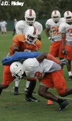 Hurricanes Begin Fourth and Final Week of Spring Practice