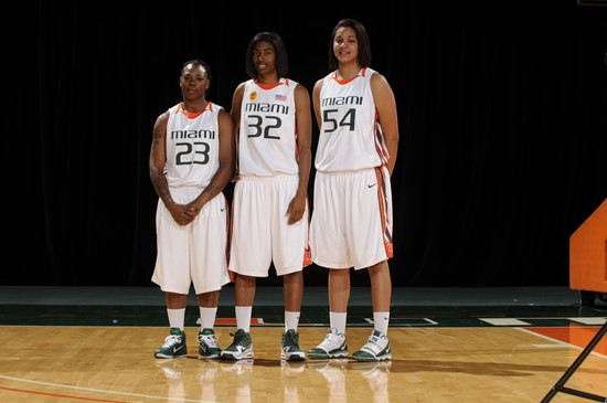 2010-11 Miami Hurricanes Women's Basketball Photo Day