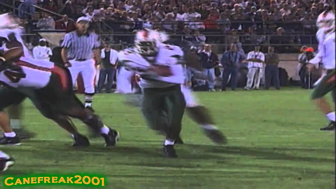 Clinton Portis Miami Hurricanes - Put On