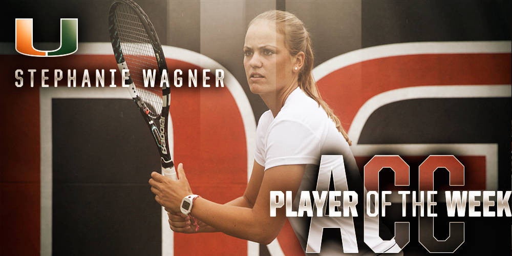 Wagner Earns Third ACC Weekly Honor this Month