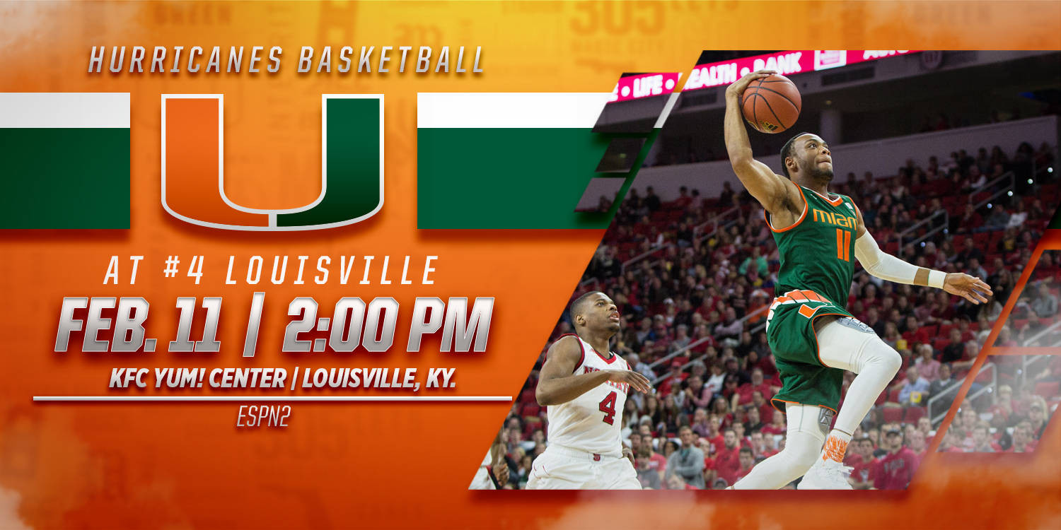 Game Day: Miami at No. 4 Louisville - Feb. 11