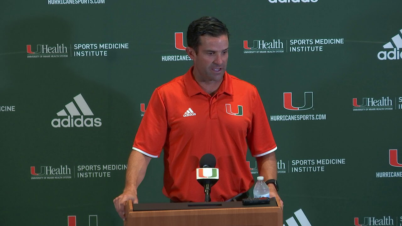 Manny Diaz | Game Week Press Conference | 8.19.19