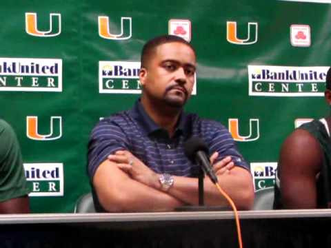 2/18/11 -- Coach Haith, Malcolm Grant & Adrian Thomas