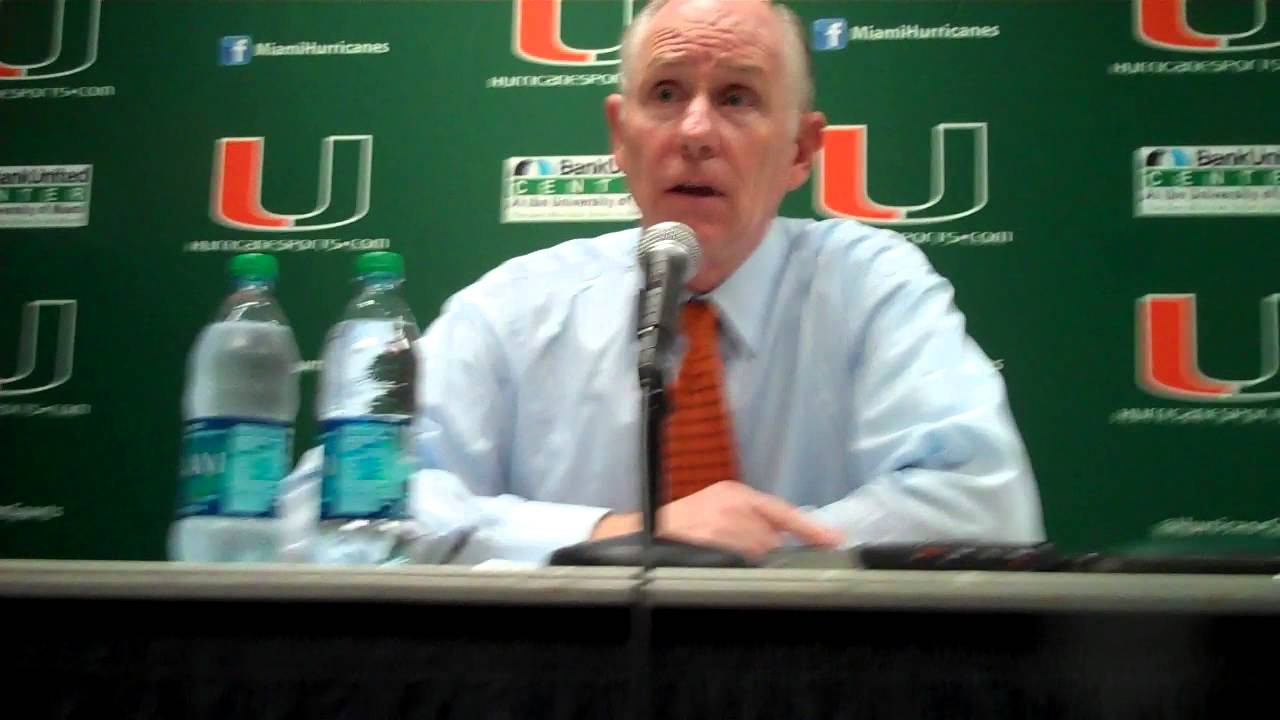 Coach Jim Larranaga - Feb. 5, 2013