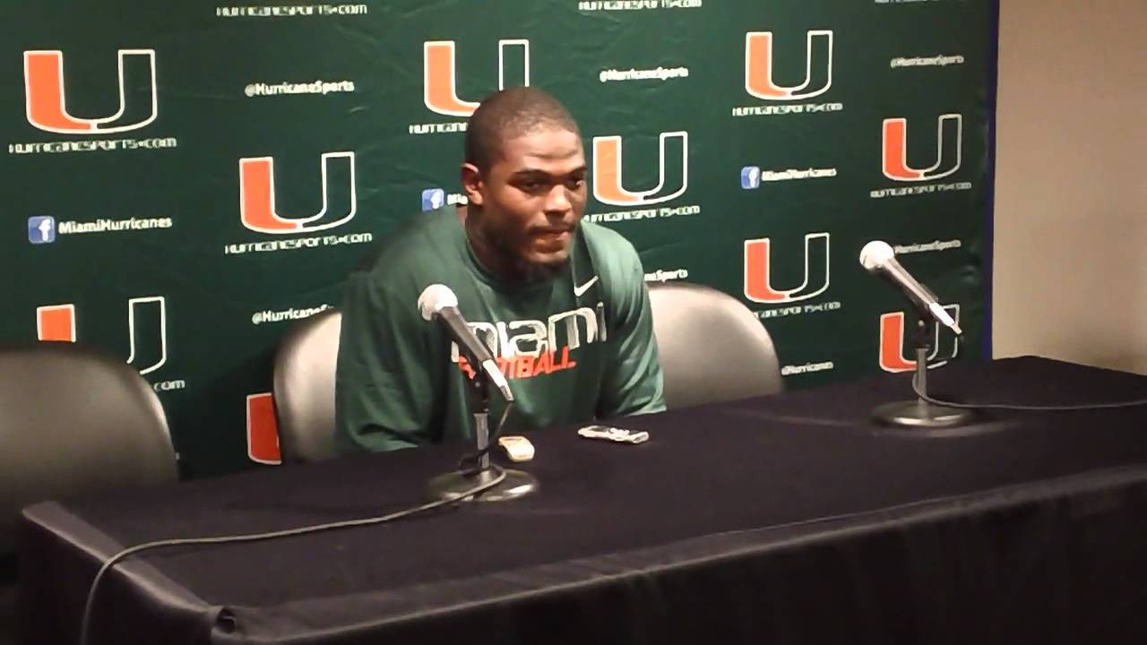 Miami - BC Postgame: Denzel Perryman