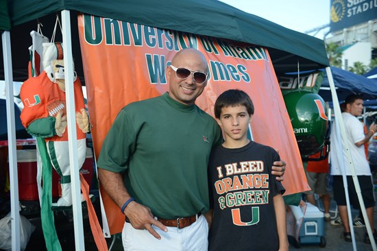 The University of Miami plays against their ACC rival Florida State Seminoles in a game at Sun Life Stadium on October 20, 2012. Photo by Steven...