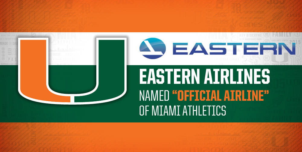 Eastern Named UM Athletics' Official Airline