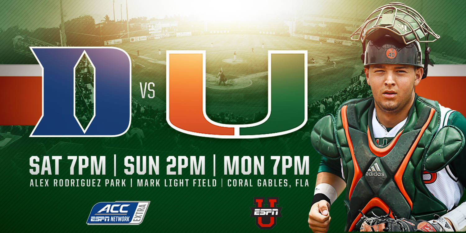 Baseball to Host Duke in ACC Series at The Light