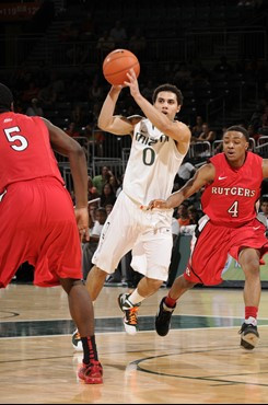2012 Miami Hurricanes Men's Basketball vs Rutgers