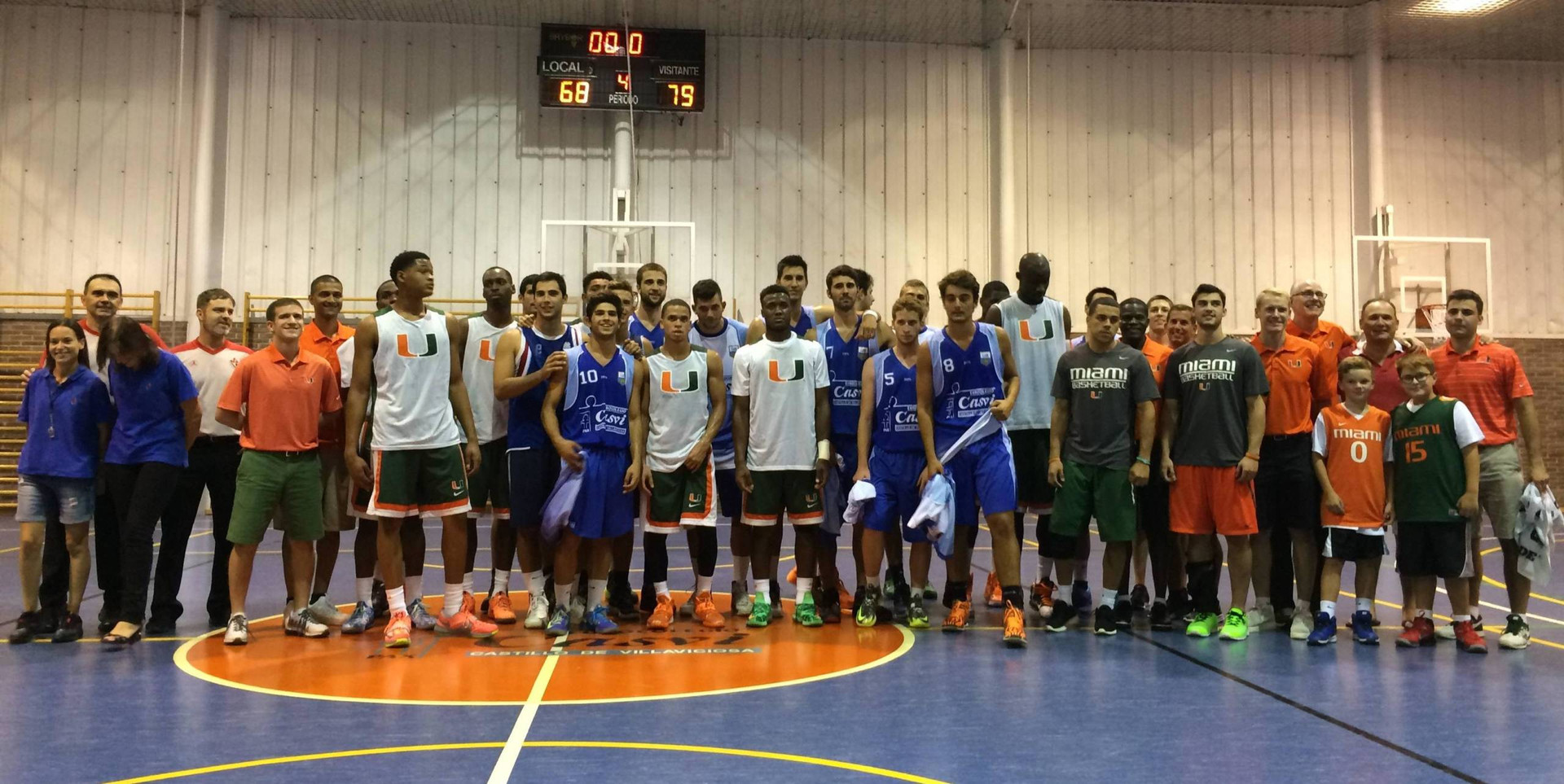 Canes Win First Game in Spain, 79-68