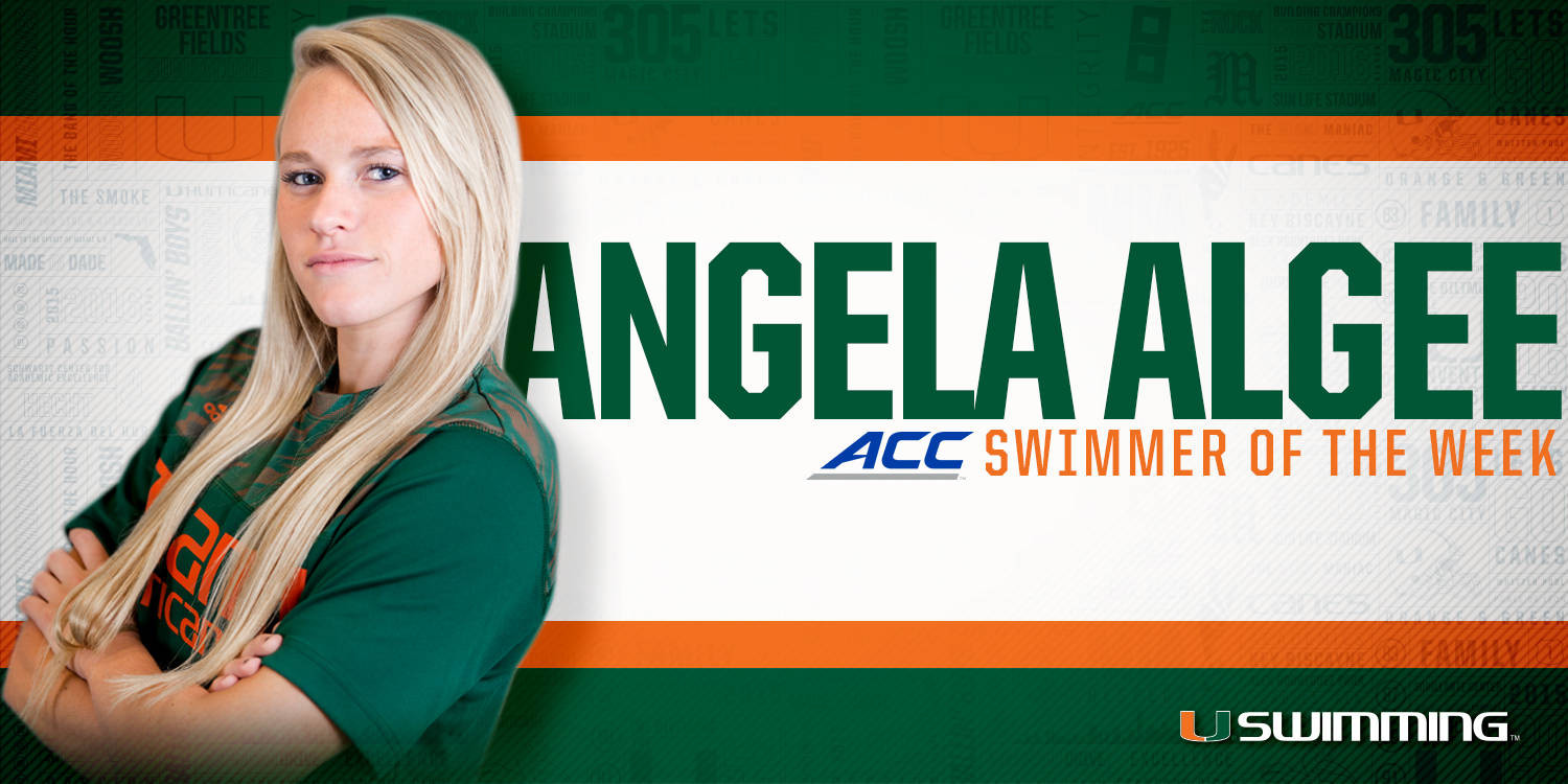 Algee Earns ACC Swimmer of the Week Honors