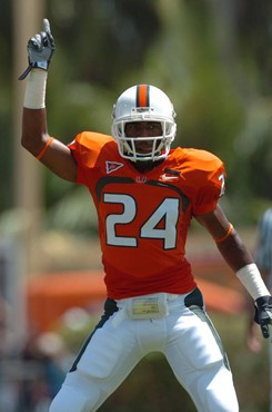 University of Miami #24 Corner Back Chaves Grant