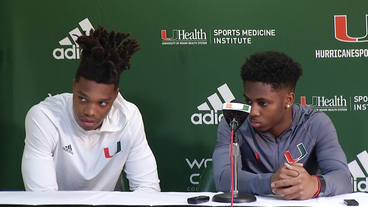 Lonnie Walker IV and Chris Lykes | Media Availability | 1.19.18