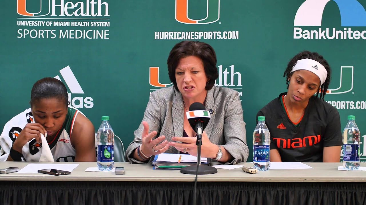 Katie Meier, Jessica Thomas & Adrienne Motley | Post Game Presser Louisville | 2.25.16