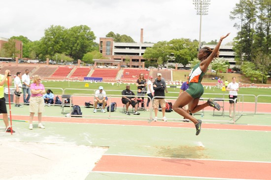 Samantha Williams at 2013 ACC Outdoor Championships